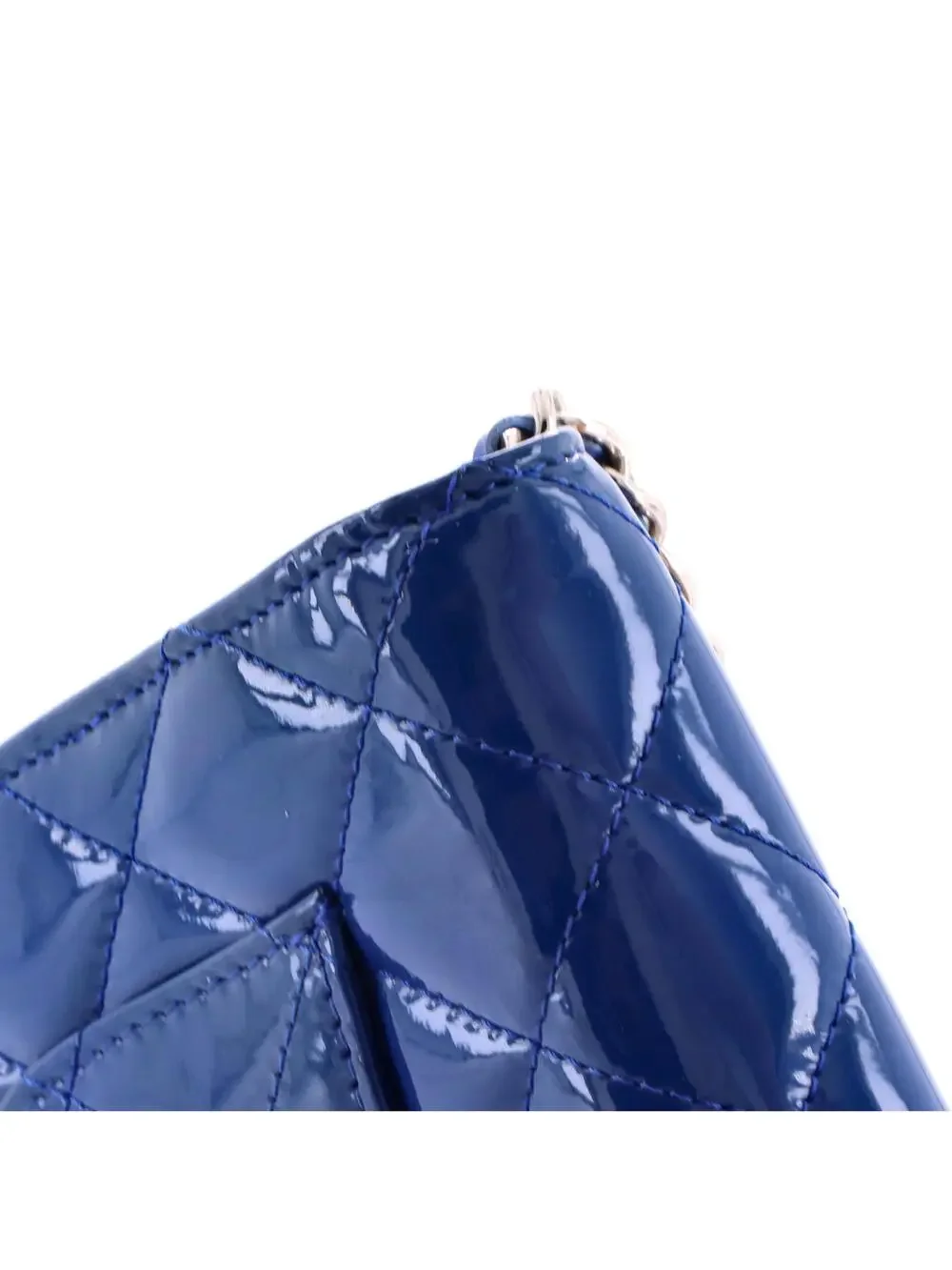 Chanel Wallet On Chain Quilted Patent #260942C25B